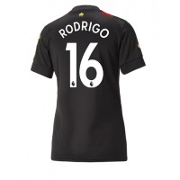 Manchester City Rodri Hernandez #16 Fotballklær Bortedrakt Dame 2022-23 Kortermet